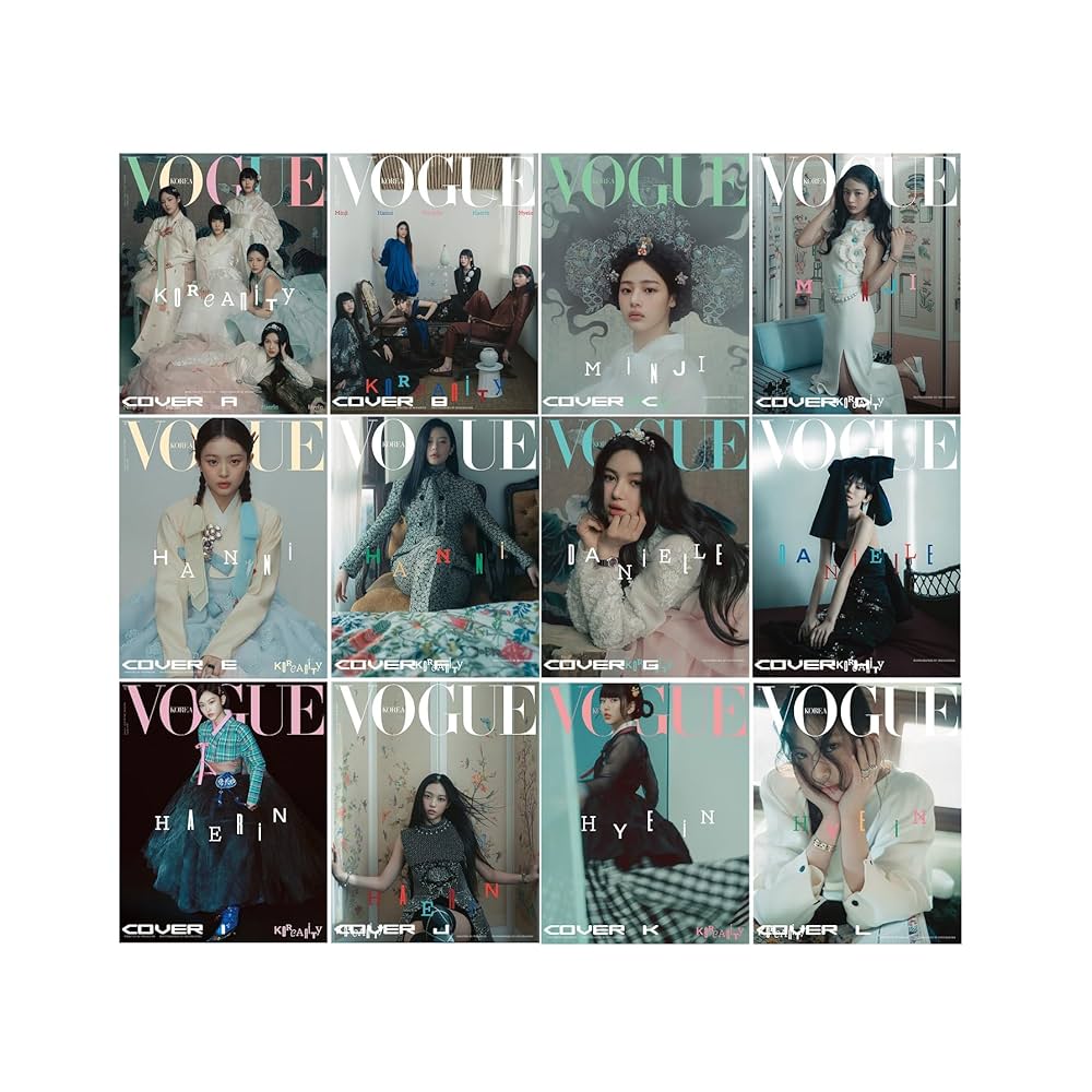 vogue 雑誌　new jeans NEW JEANS VOGUE Korea 2025 January Magazine Edition KPOP